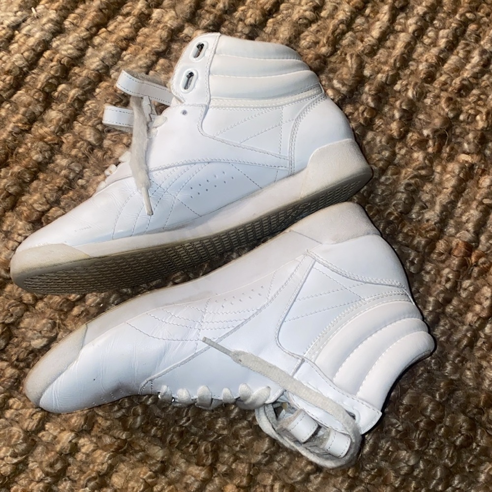 Reebok White High-Top Sneakers - Picture 5 of 6